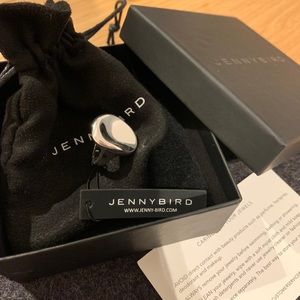 Jenny Bird Mithras Ring - Silver, size 6